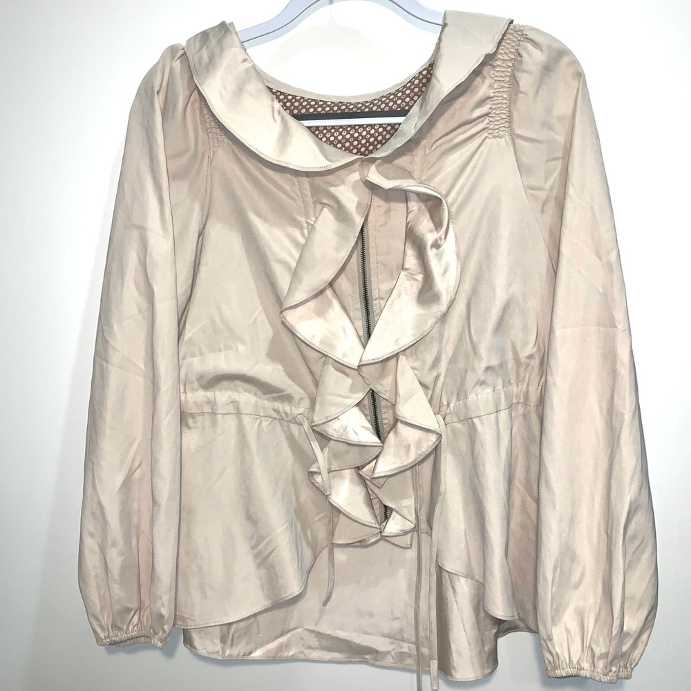 🔥🔥Women’s Ruffle Neck & Front VINTAGE Jacket🔥🔥